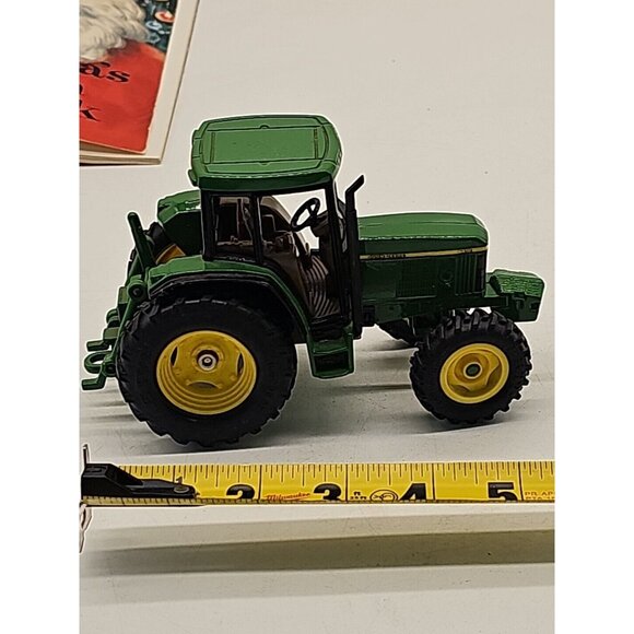 John Deere Ertl Tractor 6" Toy 6410 And Baler 590 Die cast Metal  Excellent - Picture 6 of 11